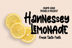 Hannessy Lemonade |Fresh Tasty Fonts! Font Download