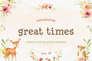 Great Times Font Font Download