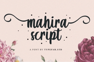Mahira | Sweet Script Font Font Download