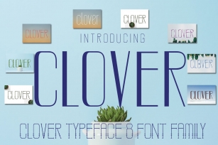 CLOVER FAMILY Font Download