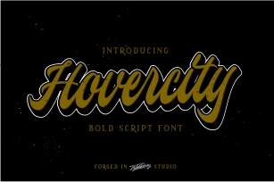 Hovercity script font Font Download