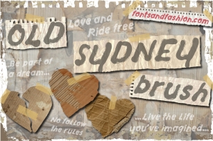 Old Sydney_Brush Font Download
