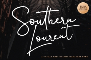 Southern Lourent Signature Font Download