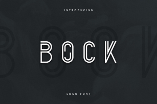 Bock - Logo Font Font Download