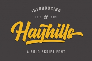 Hayhills Script Font Download