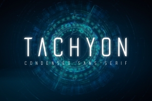 Tachyon Font - Condensed Sans Serif Font Download