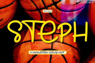 Steph - A Fun Handwritten Display Font Font Download