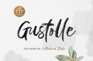 Gustolle SVG Font Font Download