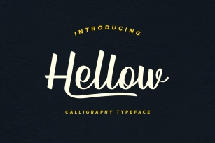 Hellow - Calligraphy Typeface Font Download
