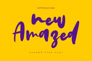 new Amazed Font Download