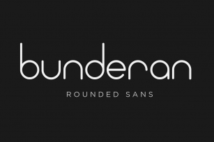 Bunderan Rounded Sans Font Download