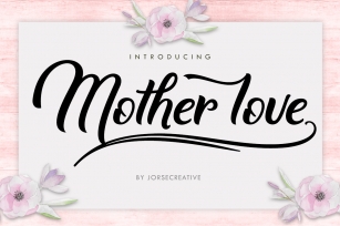 Mother love Font Download