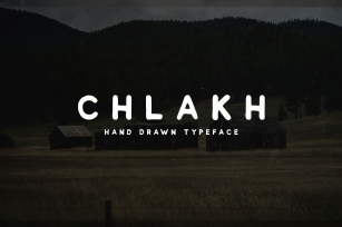 Chlakh - Hand Drawn Typeface Font Download