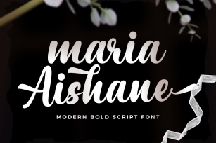 Maria Aishane Script Font Download