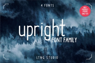 Upright Font Family Font Download
