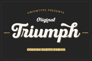 Triumph Font Download