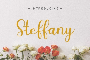 Steffany - Handwriting Font Font Download