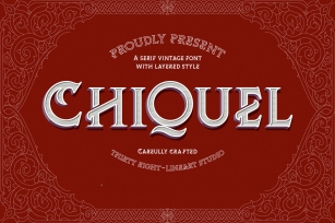 ChiQuel Serif Vintage Font Download