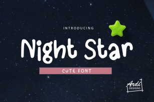 Night Star Font Font Download