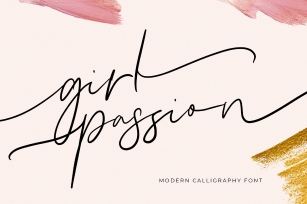 Girl Passion Font Download
