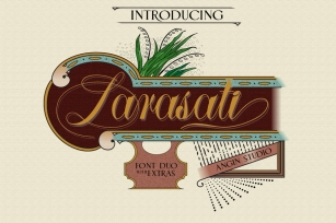 Larasati font duo with extras Font Download