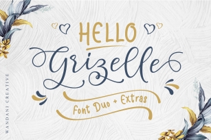 Hello Grizelle Font Duo Font Download