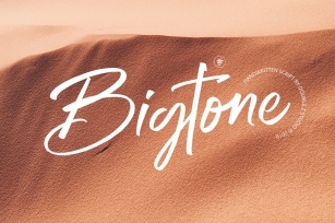 Bigtone Script Font Download