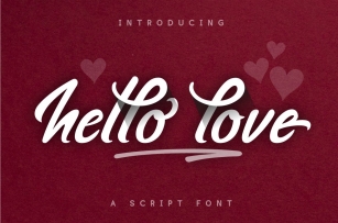 hello love - dynamic script font Font Download