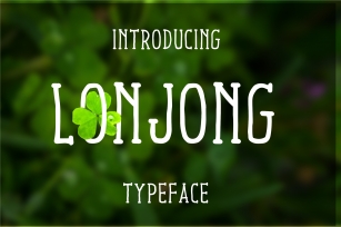 Lonjong Font Font Download