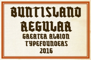 Buntisland Regular Font Download