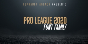 PRO LEAGUE 2020 Font Download