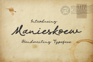 Manieskoew Font Download
