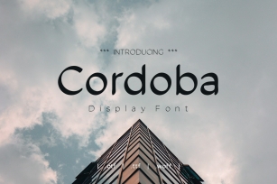 Cordoba Regular and Bold Font Font Download