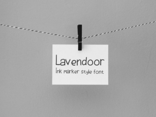 Lavendoor Font Download