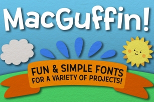 MacGuffin - fun font set Font Download