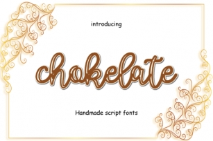 Chokelate Font Download