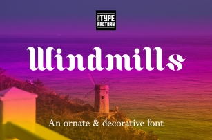 Windmills Font PLUS BONUS FREE Mindwills Font Download