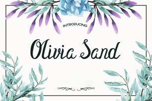 Olivia Sand Typeface Font Download