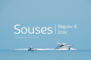 Souses u2014 Regular & Italic Font Download
