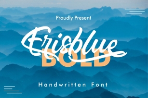 Erisblue Bold Font Download