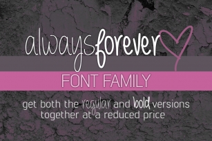 Always Forever Font Family Font Download