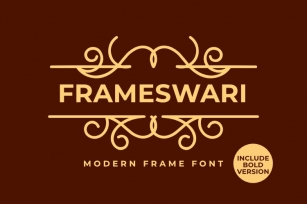 Frameswari - Frame Font Font Download