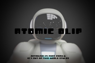 Atomic Blip | Font of the Future! Font Download
