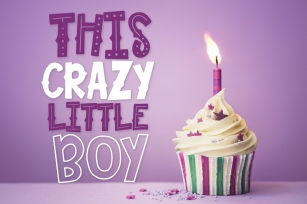 This Crazy Little Boy - A Fun Mixed Style Font Duo Font Download