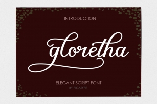 Gloretha Script Font Download
