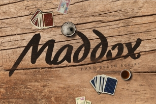 Maddox Hand Brush Typeface Font Download