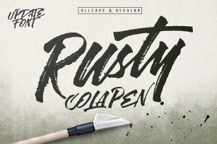 Rusty Cola Pen Font Download