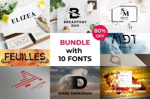 Ultimate Bundle with 10 Fonts Font Download