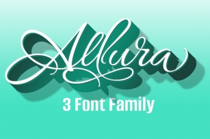 Allura Three Font Package- Save $60! Font Download