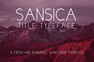 Sansica Title Font Font Download